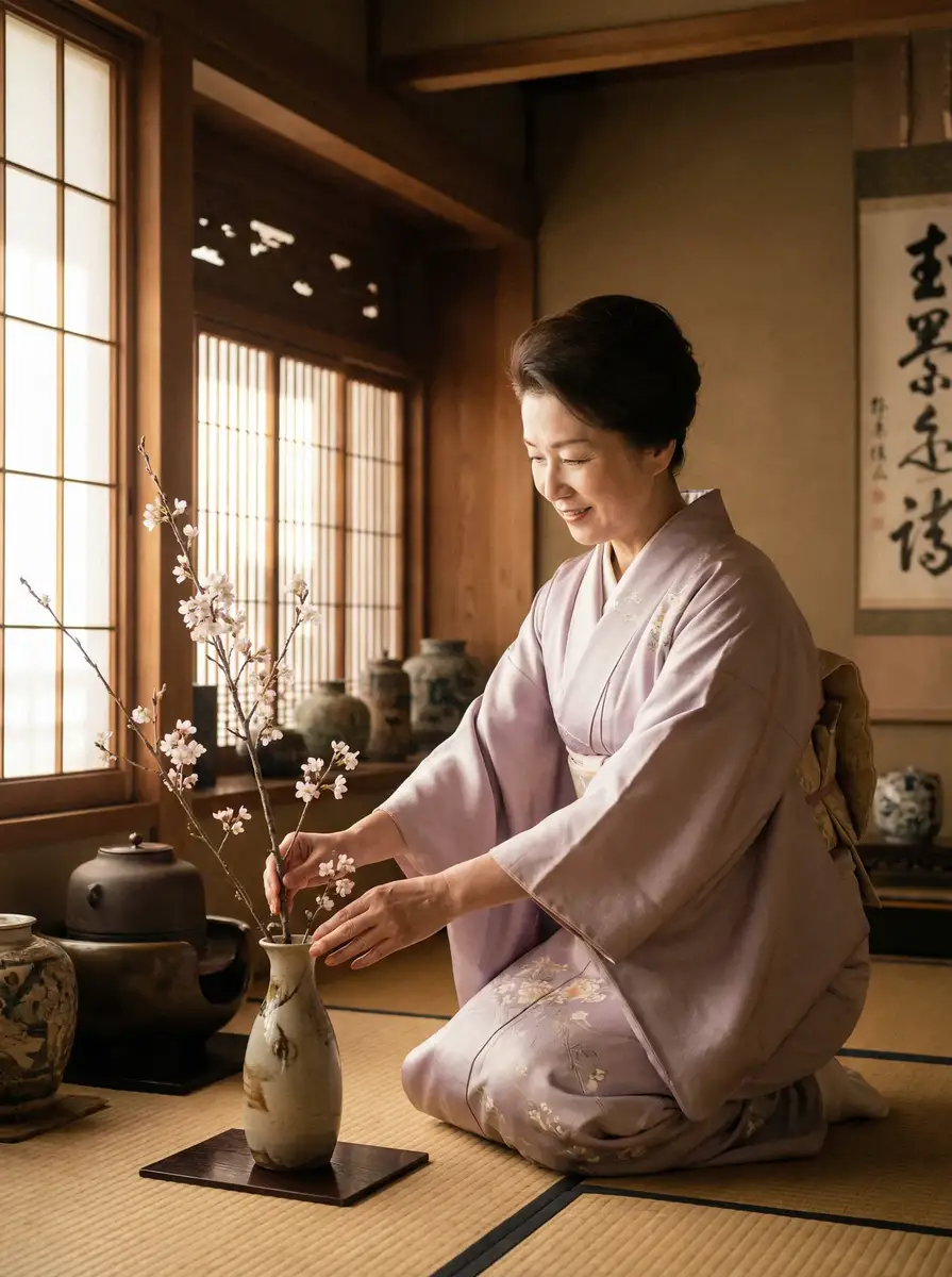 一位优雅的 五一吃瓜网 | 最新五一吃瓜网视频 - 五一吃瓜网永久地址高清播放 在和室中插花